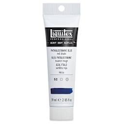 Liquitex Heavy Body Artist Acrylics - Phthalo Blue (Red Shade), 2 oz Tube