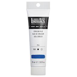 Liquitex Heavy Body Artist Acrylics - Cerulean Blue, 2 oz Tube