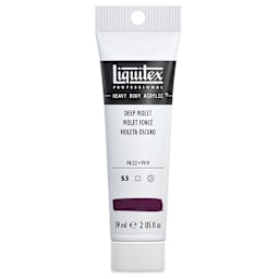 Liquitex Heavy Body Artist Acrylics - Deep Violet, 2 oz Tube