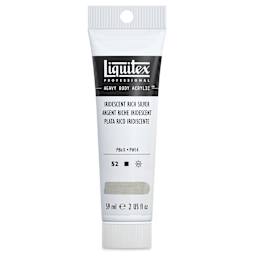Liquitex Heavy Body Artist Acrylics - Iridescent Rich Silver, 2 oz Tube