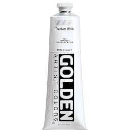 Golden Heavy Body Artist Acrylics - Titanium White, 5 oz Tube