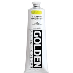 Golden Heavy Body Artist Acrylics - Cadmium Yellow Primrose, 5 oz tube