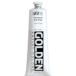 Golden Heavy Body Artist Acrylics - Interference Blue, 5 oz tube