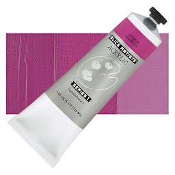Blick Artists' Acrylic - Medium Magenta, 4.65 oz tube and swatch