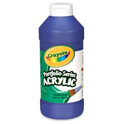 Crayola Portfolio Series Acrylics - Phthalo Blue, 16 oz Bottle