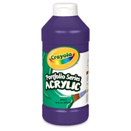 Crayola Portfolio Series Acrylics - Violet, 16 oz Bottle