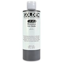 Golden Fluid Acrylics - Iridescent Micaceous Iron Oxide, 8 oz bottle