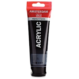 Amsterdam Standard Series Acrylic - Lamp Black, 120 ml tube