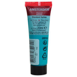 Amsterdam Standard Series Acrylic - Turquoise Blue, 20 ml Tube back