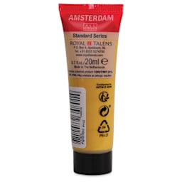 Amsterdam Standard Series Acrylic - Raw Sienna, 20 ml Tube back