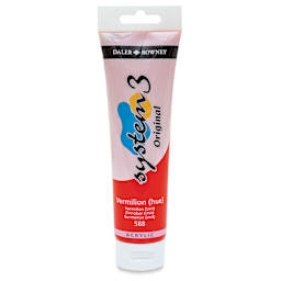 Daler-Rowney System3 Acrylic - Vermilion Hue, 150 ml tube