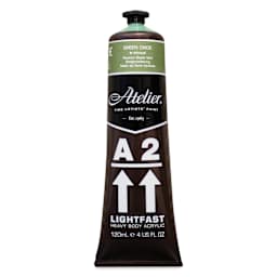 Chroma A2 Student Acrylics - Green Oxide Hue, 120 ml tube