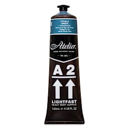 Chroma A2 Student Acrylics - Pthalo Green Hue, 120 ml tube