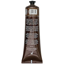Chroma A2 Student Acrylics - Raw Umber, 120 ml tube, back