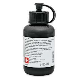 Lascaux Studio Acrylics - Carbon Black, 85 ml bottle