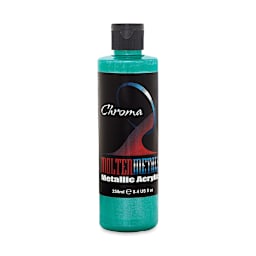 Chroma Molten Metals Acrylic - Emerald Green, 8.4 oz