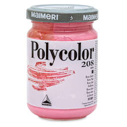Maimeri Polycolor Vinyl Paints - Rose Pale, 140 ml Jar
