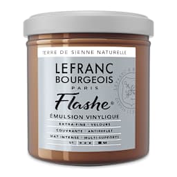 Lefranc & Bourgeois Flashe Vinyl Paint - Raw Sienna, 125 ml jar