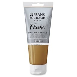 Lefranc & Bourgeois Flashe Vinyl Paint - Iridescent Deep Gold, 80 ml