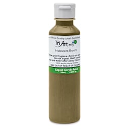 Tri-Art Liquid Artist Acrylics - Iridescent Bronze, 120 ml bottle