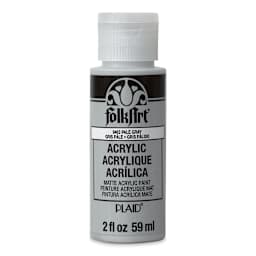 FolkArt Matte Acrylic Paint - Pale Gray, 2 oz, Bottle (Front)