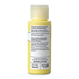 FolkArt Matte Acrylic Paint - Daybreak, 2 oz, Bottle (Back)