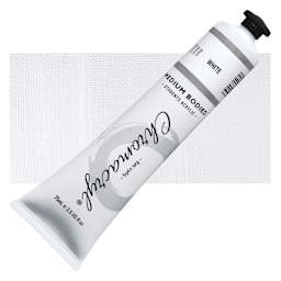 Chromacryl Students' Acrylic - White, 2.5 oz tube and swatch
