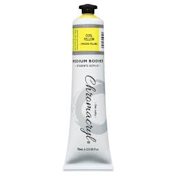 Chromacryl Students' Acrylics - Cool Yellow, 2.5 oz tube
