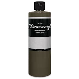 Chromacryl Students' Acrylics - Raw Umber, 16 oz bottle