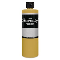 Chromacryl Students' Acrylics - Gold, 16 oz bottle