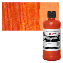Blickrylic Student Acrylic - Chrome Orange, Pint and swatch