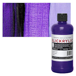 Blickrylic Student Acrylic - Violet, Pint and swatch