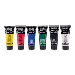 Liquitex Basics Acrylic Set - Set of 6, Basic, 0.74 oz Tubes