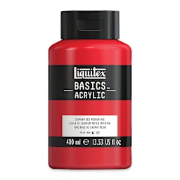 Liquitex Basics - Cadmium Red Medium Hue, 13.5 oz Squeeze Bottle
