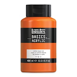 Liquitex Basics - Cadmium Orange Hue, 13.5 oz Squeeze Bottle