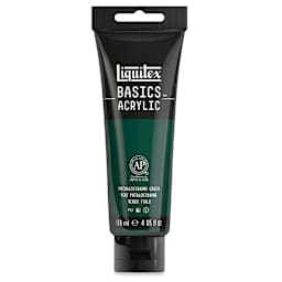 Liquitex Basics - Phthalo Green, 4 oz tube