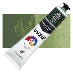 Jo Sonja's Artist Acrylic - Pine Green, 2.5 oz tube and swatch