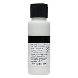 Blick Matte Acrylic - Pearl White, 2 oz bottle