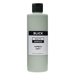Blick Matte Acrylic - Nimbus Gray, 8 oz