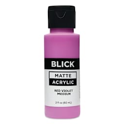 Blick Matte Acrylic - Red Violet Medium, 2 oz bottle