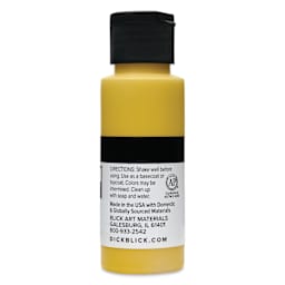 Blick Matte Acrylic - Yellow Deep, 2 oz bottle