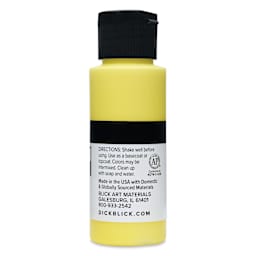 Blick Matte Acrylic - Yellow Bright, 2 oz bottle