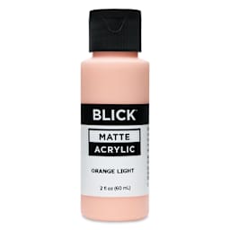 Blick Matte Acrylic - Orange Light, 2 oz bottle