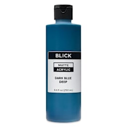 Blick Matte Acrylic - Dark Blue Deep, 8 oz
