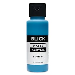 Blick Matte Acrylic - Sapphire, 2 oz bottle