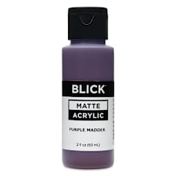 Blick Matte Acrylic - Purple Madder, 2 oz bottle