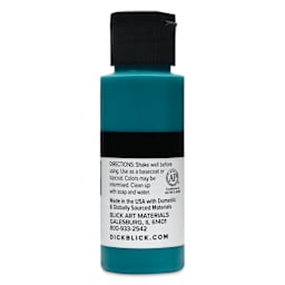 Blick Matte Acrylic - Dark Green Medium, 2 oz bottle