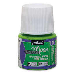 Pebeo Fantasy Moon Paints - Fluorescent Green, 45 ml bottle