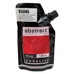 Sennelier Abstract Acrylic - Cadmium Red Deep Hue, 120 ml pouch