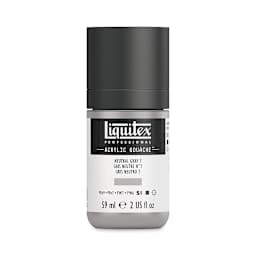Liquitex Acrylic Gouache - Neutral Gray 7, 59 ml